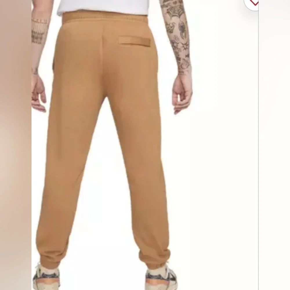 Nike Sportswear fleece Jogger Pants Tan Mens Pants Streetwear